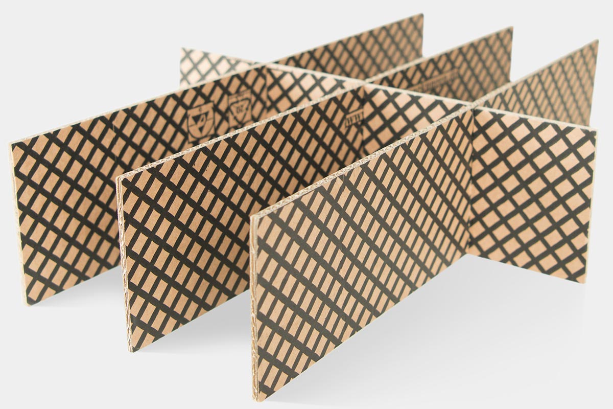 ESD wellpappe gefache